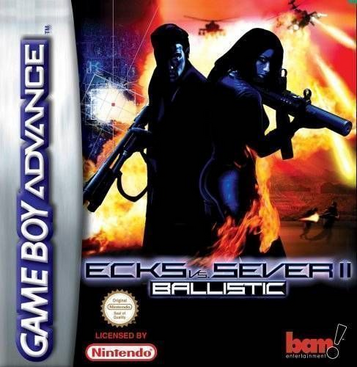 Immerse yourself in the thrilling action shooter game, Ballistic: Ecks vs. Sever, for the Game Boy Advance. Intense combat and gripping storyline.
