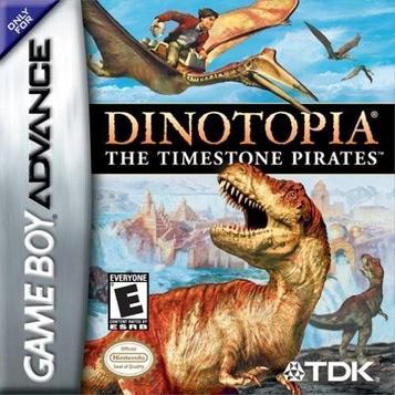 Explore adventure in Dinotopia: The Timestone Pirates for GBA. Engage in action, strategy, and fantasy gameplay.