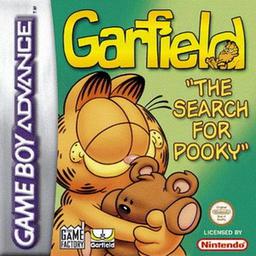 Join Garfield in 'The Search for Pooky' on GBA. Embark on an adventure to find his beloved teddy bear!