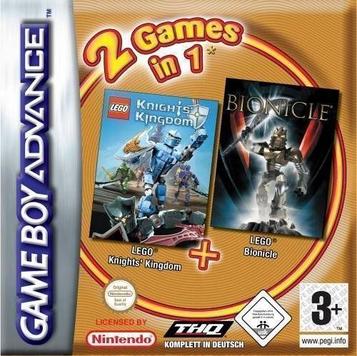 Download LEGO 2-in-1: Bionicle & Knights Kingdom GBA ROM & play on PC with an emulator. Engage in action-packed LEGO adventures with this combo pack.