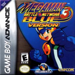 Explore cyberspace in Mega Man Battle Network 3 Blue Version. Join thrilling turn-based battles and strategy adventures.