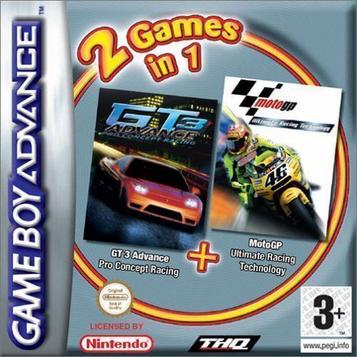 Experience thrilling races with Moto GP & GT Advance 3 Double Pack. Classic racing games optimized for GBA enthusiasts.