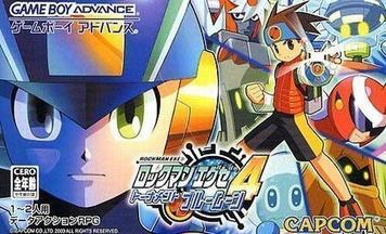 Play Rock Man EXE 4: Tournament Blue Moon on GBA. Experience action, strategy, and RPG elements.