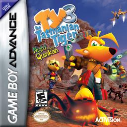 Explore TY the Tasmanian Tiger 3: Night of the Quinkan - action-packed GBA adventure.