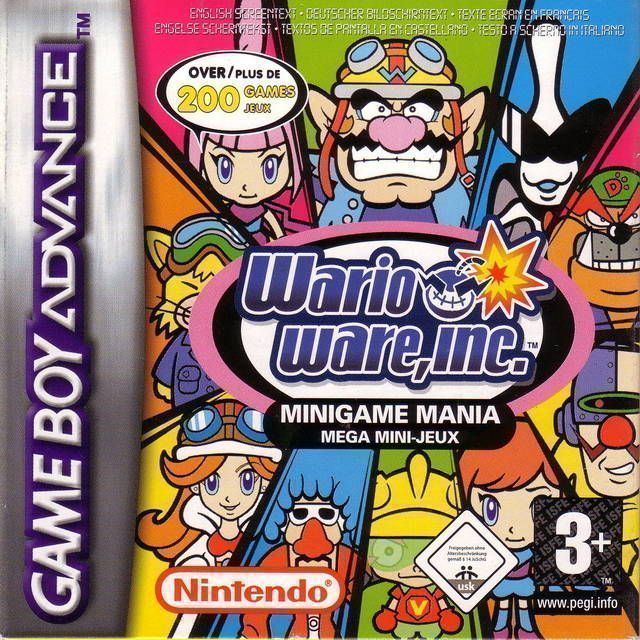 Enjoy playing Wario Ware Inc. on GBA! Dive into exciting mini-games with fast-paced action.