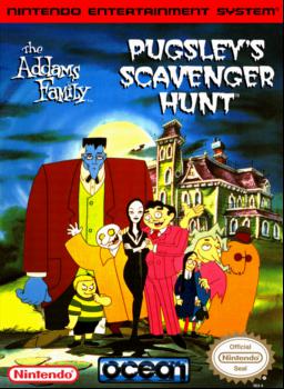 Explore Pugsley's Scavenger Hunt on NES. Dive into adventure in this classic Addams Family game.