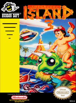 Embark on an epic platformer adventure in Adventure Island 3 for NES. Guide Master Higgins through treacherous levels, defeat enemies, and uncover secrets.