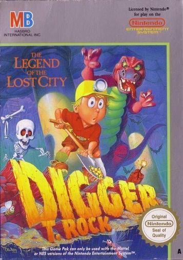 Explore Digger T. Rock's adventure in the Lost City. Thrilling NES gameplay!