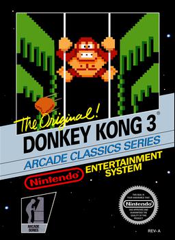 Experience Donkey Kong 3 online. Enjoy this classic NES game with exciting action, adventure, and shooting elements.