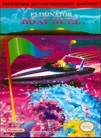 Play the exhilarating Eliminator Boat Duel on NES. Experience high-speed boat racing action!