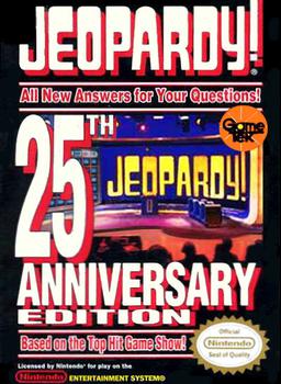 Explore Jeopardy! 25th Anniversary Edition for NES – a classic trivia game. Learn more and test your knowledge!