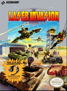 Play Laser Invasion on NES, a top action strategy game. Enjoy retro gameplay today!