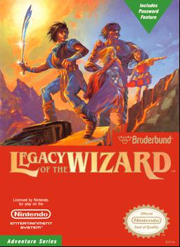 Experience the adventure of Legacy of the Wizard on NES. Dive into this classic action RPG game.