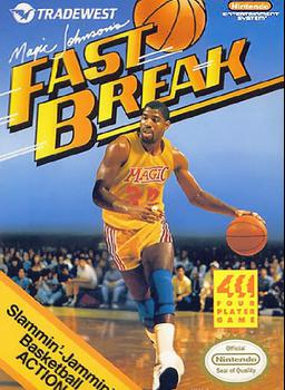 Relive the excitement with Magic Johnson's Fast Break on NES. Play now!