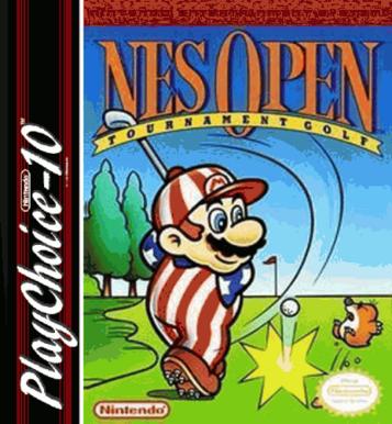 Play Mario Open Golf on the NES! Enjoy golf with Mario and friends in this engaging sports game.