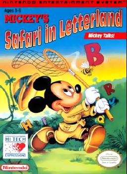 Explore adventures in 'Mickey Safari in Letterland' on NES. Engage kids with educational gameplay.