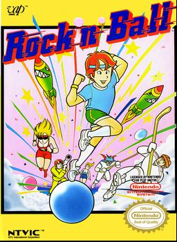 Play Rock'n Ball on NES! Experience classic sports action with friends.