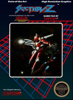 Uncover secrets in Section Z NES game. Classic shooter action, adventure, and strategy.