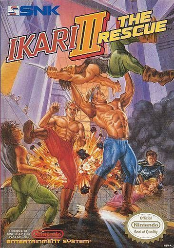 Experience Ikari 3: The Rescue, a top NES action game. Play now!