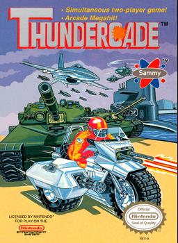 Experience retro excitement with Thundercade NES - top action-adventure shooter game. Blast through challenges and relive the 80s.