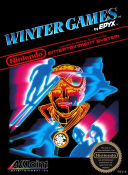 Experience Winter Games on NES - Compete in classic winter sports action. Play now!