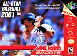 Play All-Star Baseball 2001 on Nintendo 64. Experience the thrill of classic sports gaming.