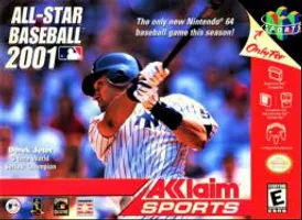 Play All-Star Baseball 2001 on Nintendo 64. Experience the thrill of classic sports gaming.