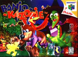 Explore and conquer in Banjo Kazooie for Nintendo 64. Classic adventure, action-packed gameplay.