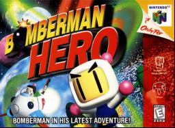 Explore the heroic adventure in Bomberman Hero for Nintendo 64. Experience action, puzzle, and strategy combined!