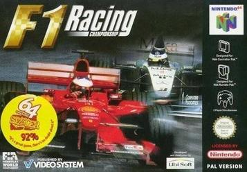 Experience ultimate F1 racing action on Nintendo 64 with F1 Racing Championship. A thrilling ride awaits!