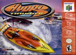 Experience high-speed thrills with Hydro Thunder on Nintendo 64. Dive into non-stop racing action!