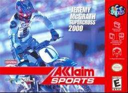 Experience the thrill of 'Jeremy McGrath Supercross 2000' on Nintendo 64. Race, compete, win!