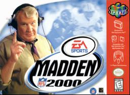 Discover Madden NFL 2000, a thrilling sports game for Nintendo 64. Experience immersive gameplay and compete in realistic football matches.