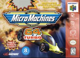 Discover Micro Machines 64 Turbo for Nintendo 64. Enjoy classic racing fun and track challenges. Play now!