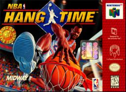NBA Hangtime for N64 offers intense basketball action and multiplayer madness. Immerse in arcade-style gameplay with vibrant graphics.