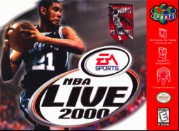 Play NBA Live 2000 on Nintendo 64. Experience thrilling basketball gameplay with top NBA stars.