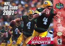 Relive the NFL Quarterback Club 2001 on Nintendo 64. Experience realistic football with top-rated gameplay!