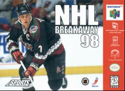 Experience NHL Breakaway 98 on Nintendo 64. Classic sports action and competitive gameplay.