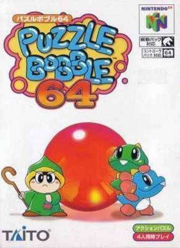 Dive into the classic puzzle action of Puzzle Bobble 64! Guide colorful bubbles to match and clear clusters in this addictive N64 game.