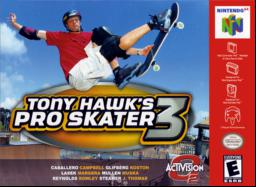 Discover Tony Hawk's Pro Skater 3 for Nintendo 64. Experience thrilling skateboard action!