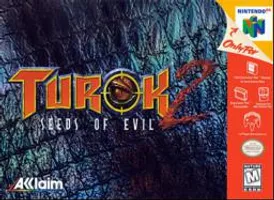 Discover Turok 2: Seeds of Evil for Nintendo 64. Dive into exciting retro shooter gameplay.