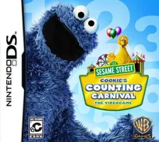 Join Cookie Monster and friends in this fun-filled educational Nintendo DS game! Practice counting, numbers, and more in fun carnival-themed mini-games.