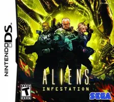 Prepare for an epic sci-fi adventure in Aliens Infestation, a must-play strategy game for Nintendo DS. Defend Earth against alien invaders in this highly acclaimed title.