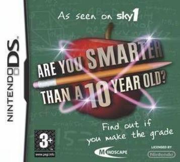 Test your smarts with 'Are You Smarter Than a 10 Year Old?' on Nintendo DS. Fun, challenging, and educational!