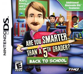 Test your knowledge with Are You Smarter Than a 5th Grader: Back to School on Nintendo DS. Fun for all ages!