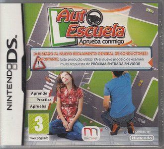 Master driving skills with Autoescuela Aprueba Conmigo on Nintendo DS. Perfect for learning and fun.