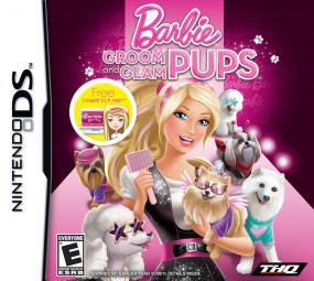 Explore Barbie Groom and Glam Pups for Nintendo DS - a fun, engaging simulation game.