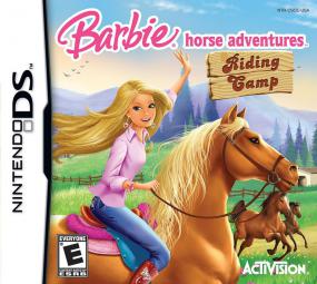 Explore an adventurous horseback journey in Barbie Horse Adventures: Riding Camp for Nintendo DS. Great for young horse lovers.