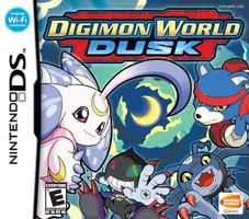 Immerse yourself in the epic RPG adventure, Digimon World Dusk, a classic Nintendo DS game. Explore the digital world and battle with your Digimon companions.