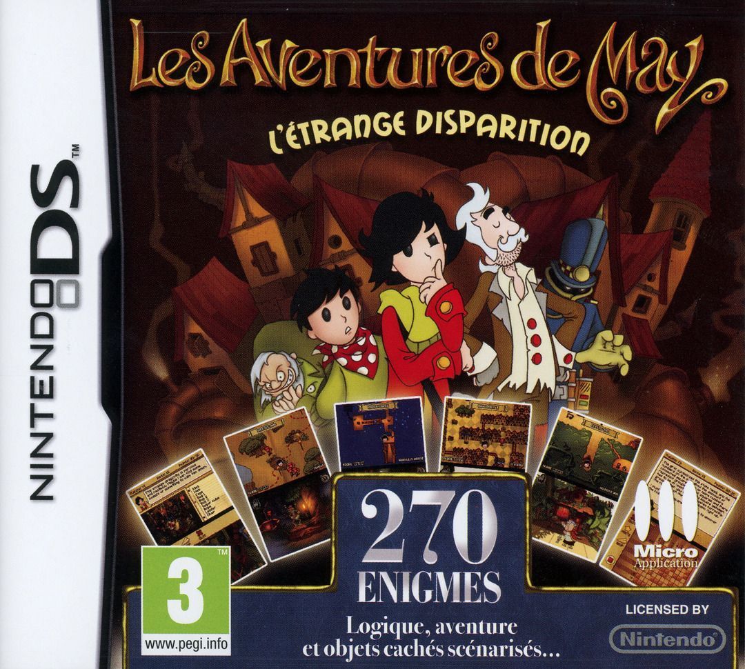 Explore Les Aventures de May - L'étrange Disparition on Nintendo DS. Dive into this top adventure and mystery game now!